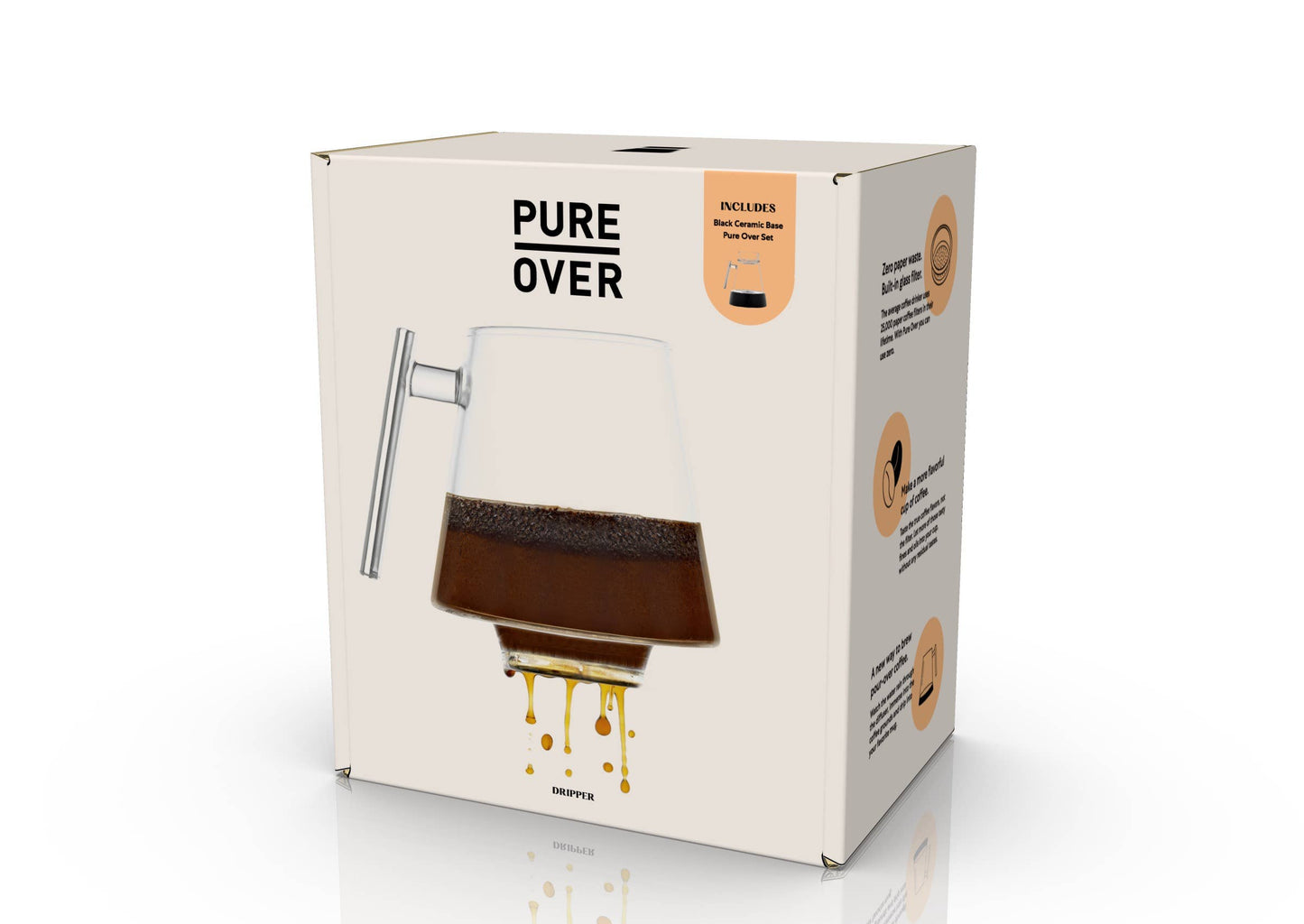 100% Glass No-Filter Coffee Maker