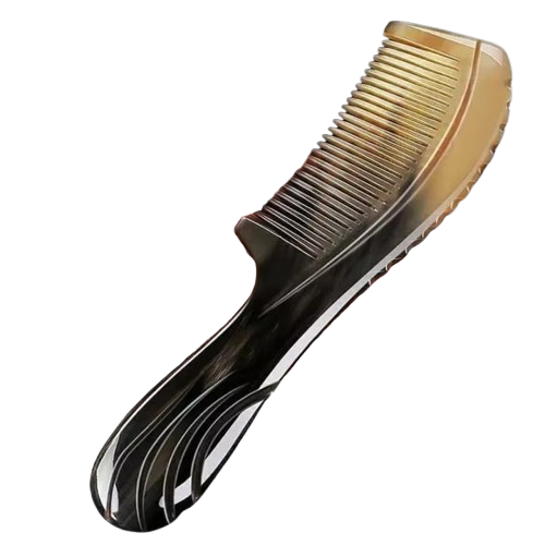 Comb Carved From a Buffalo Horn